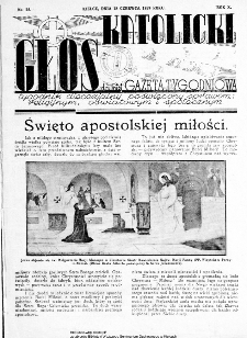 Głos Katolicki dawniej Gazeta Tygodniowa poświęcony sprawom religijnym, oświatowym i społecznym 1939, nr 25