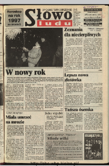 Słowo Ludu 1997, XLVI, nr 1 (tarnobrzeskie)