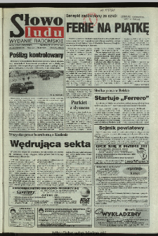 Słowo Ludu 1996, XLV, nr 36 (radomskie)