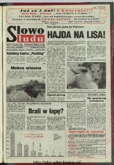 Słowo Ludu 1996, XLV, nr 75 (radomskie)