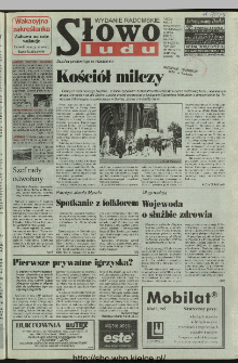 Słowo Ludu 1996, XLV, nr 168 (radomskie)