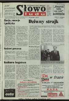 Słowo Ludu 1996, XLV, nr 218 (radomskie)