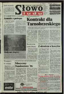 Słowo Ludu 1996, XLV, nr 230 (tarnobrzeskie)