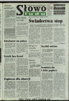 Słowo Ludu 1996, XLV, nr 271 (radomskie)