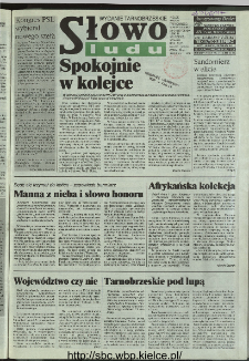 Słowo Ludu 1996, XLV, nr 271 (tarnobrzeskie)