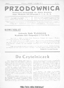 Przodownica : ilustrowany dwutygodnik dla kobiet wiejskich : organ Wydziału Kół Gospodyń C.T.O. i K.R 1931, nr 15