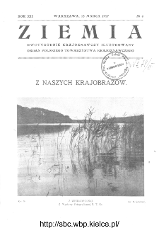 Ziemia : dwutygodnik krajoznawczy ilustrowany 1927, R.XII, nr 6