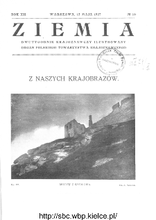 Ziemia : dwutygodnik krajoznawczy ilustrowany 1927, R.XII, nr 10
