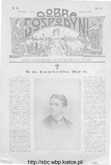 Dobra Gospodyni : pismo ilustrowane dla kobiet 1904, R.IV, nr 20