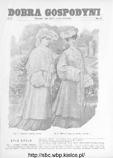 Dobra Gospodyni : pismo ilustrowane dla kobiet 1904, R.IV, nr 24