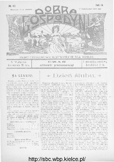 Dobra Gospodyni : pismo ilustrowane dla kobiet 1904, R.IV, nr 40