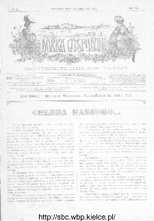 Dobra Gospodyni : pismo ilustrowane dla kobiet 1907, R.VII, nr 1