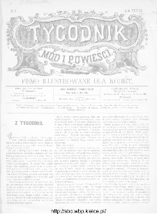 Tygodnik Mód i Powieści : z dodatkiem illustrowanym ubrań i robót kobiecych 1891, R.XXXIII, nr 5