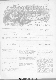 Tygodnik Mód i Powieści : z dodatkiem illustrowanym ubrań i robót kobiecych 1892, R.XXXIV, nr 7