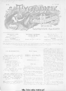 Tygodnik Mód i Powieści : z dodatkiem illustrowanym ubrań i robót kobiecych 1892, R.XXXIV, nr 25