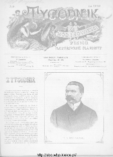 Tygodnik Mód i Powieści : z dodatkiem illustrowanym ubrań i robót kobiecych 1892, R.XXXIV, nr 28