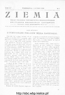 Ziemia : dwutygodnik krajoznawczy ilustrowany 1930, R.XV, nr 3