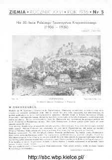 Ziemia : ilustrowany miesięcznik krajoznawczy 1936, R.XXVI, nr 5