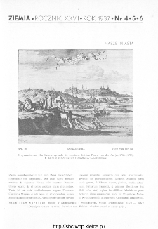 Ziemia : ilustrowany miesięcznik krajoznawczy 1937, R.XXVII, nr 4-5-6