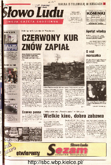 Słowo Ludu 2001 R.LII, nr 42 (Kielce region)