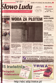 Słowo Ludu 2001 R.LII, nr 94 (Kielce region)