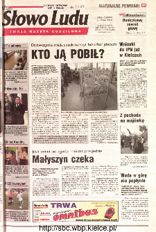Słowo Ludu 2001 R.LII, nr 101 (Kielce region)