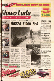 Słowo Ludu 2001 R.LII, nr 276 (Ponidzie, Jędrzejów, Włoszczowa,Sandomierz, Staszów, Opatów)