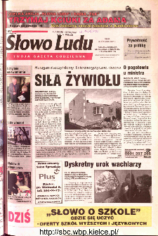 Słowo Ludu 2002 R.LIV, nr 25 (Ponidzie, Jędrzejów, Włoszczowa,Sandomierz, Staszów, Opatów)