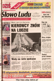 Słowo Ludu 2002 R.LIV, nr 18 (Ostrowiec, Starachowice, Skarżysko, Końskie)