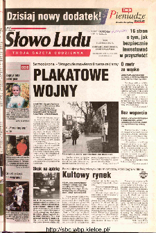 Słowo Ludu 2002 R.LIV, nr 258 (Ostrowiec, Starachowice, Skarżysko, Końskie)