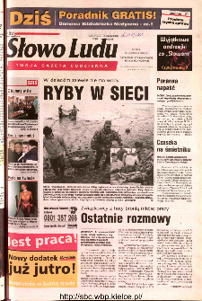 Słowo Ludu 2002 R.LIV, nr 274 (Ostrowiec, Starachowice, Skarżysko, Końskie)