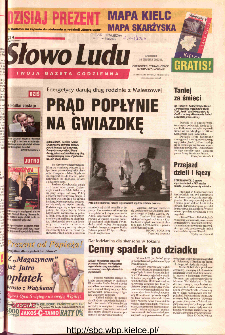 Słowo Ludu 2002 R.LIV, nr 294 (Ostrowiec, Starachowice, Skarżysko, Końskie)