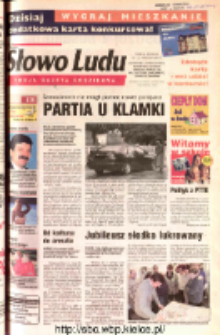 Słowo Ludu 2002 R.LIV, nr 226 (Ostrowiec, Starachowice, Skarżysko, Końskie, Ponidzie, Jędrzejów, Włoszczowa, Sandomierz, Staszów, Opatów)