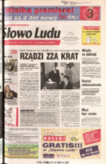 Słowo Ludu 2003 R.LIV, nr 109 (Ponidzie, Jędrzejów, Włoszczowa, Sandomierz, Staszów, Opatów)