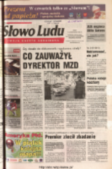 Słowo Ludu 2003 R.LIV, nr 240 (Ponidzie, Jędrzejów, Włoszczowa, Sandomierz, Staszów, Opatów)