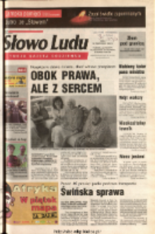 Słowo Ludu 2003 R.LIV, nr 252 (Ponidzie, Jędrzejów, Włoszczowa, Sandomierz, Staszów, Opatów)