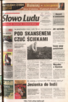 Słowo Ludu 2003 R.LIV, nr 281 (Ponidzie, Jędrzejów, Włoszczowa, Sandomierz, Staszów, Opatów)