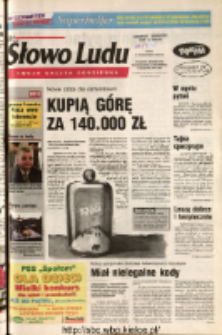 Słowo Ludu 2004 R.LV, nr 252 (Ponidzie, Jędrzejów, Włoszczowa, Sandomierz, Staszów, Opatów)