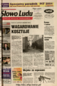 Słowo Ludu 2004 R.LV, nr 267 (Ponidzie, Jędrzejów, Włoszczowa, Sandomierz, Staszów, Opatów)