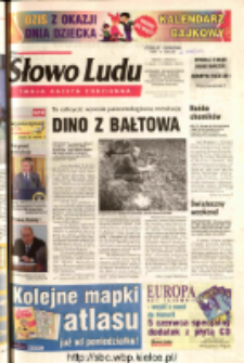 Słowo Ludu 2003 R.LIV, nr 125 (Ostrowiec, Starachowice, Skarżysko, Końskie, Ponidzie, Jędrzejów, Włoszczowa, Sandomierz, Staszów, Opatów)