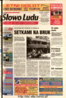 Słowo Ludu 2003 R.LIV, nr 138 (Ostrowiec, Starachowice, Skarżysko, Końskie, Ponidzie, Jędrzejów, Włoszczowa, Sandomierz, Staszów, Opatów)