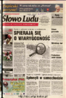 Słowo Ludu 2003 R.LIV, nr 238 (Ostrowiec, Starachowice, Skarżysko, Końskie, Ponidzie, Jędrzejów, Włoszczowa, Sandomierz, Staszów, Opatów)