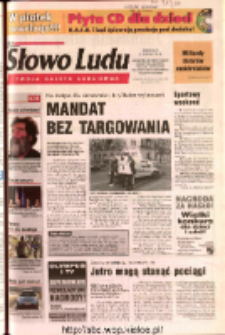 Słowo Ludu 2003 R.LIV, nr 290 (Ostrowiec, Starachowice, Skarżysko, Końskie, Ponidzie, Jędrzejów, Włoszczowa, Sandomierz, Staszów, Opatów)