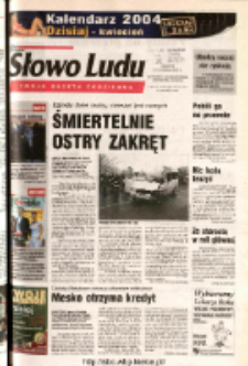 Słowo Ludu 2003 R.LIV, nr 275 (Ostrowiec, Starachowice, Skarżysko, Końskie)