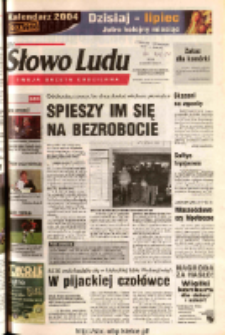 Słowo Ludu 2003 R.LIV, nr 280 (Ostrowiec, Starachowice, Skarżysko, Końskie)