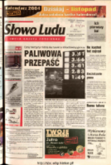 Słowo Ludu 2003 R.LIV, nr 286 (Ostrowiec, Starachowice, Skarżysko, Końskie)