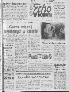 Echo Dnia : dziennik RSW "Prasa-Książka-Ruch" 1990 R.20, nr 205