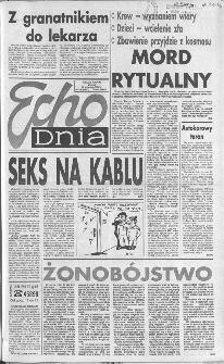 Echo Dnia 1992, R.22, nr 186