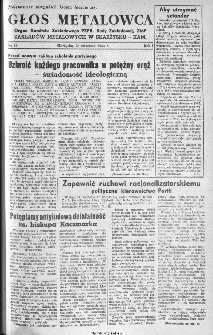 Głos Metalowca : organ Komitetu Zakładowego PZPR, Rady Zakładowej, ZMP Zakładów Metalowych w Skarżysku-Kamiennej, 1953, nr 34