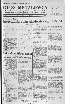 Głos Metalowca : organ Komitetu Zakładowego PZPR, Rady Zakładowej, ZMP Zakładów Metalowych w Skarżysku-Kamiennej, 1953, nr 37